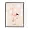 Stupell Industries Easter Flamingo Pink Bird Egg Hunt Basket Framed Giclee Art
